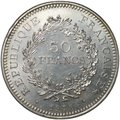 Монета 50 франков 1978 Геркулес Франция