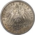 Монета 3 марки 1913 A 25 лет правления Вильгельма II Пруссия Германия