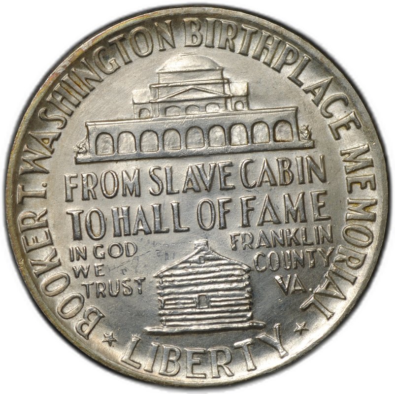 Монета 50 центов (1/2 доллара) 1946 Букер Вашингтон США