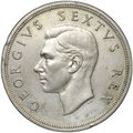 Монета 5 шиллингов 1952 300 лет основанию Кейптауна ЮАР
