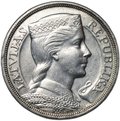 Монета 5 лат 1931 Латвия