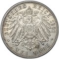 Монета 2 марки 1901 200 лет династии Пруссия Германия