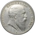 Монета 5 марок 1904 G Баден Германия