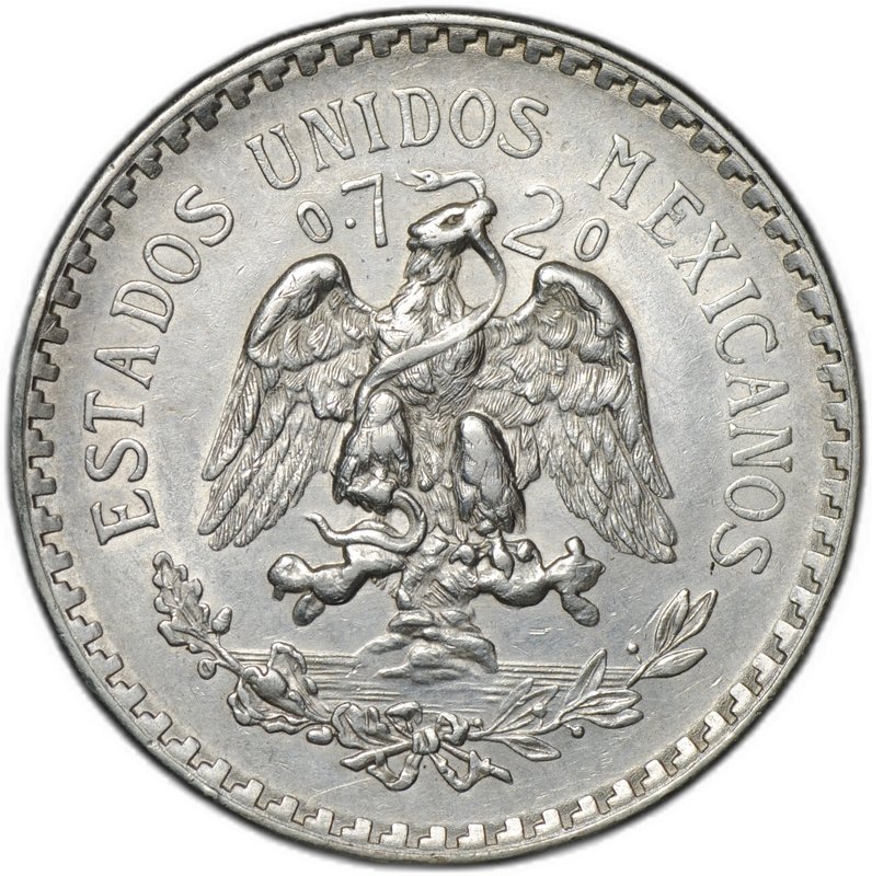 Монета 1 песо 1938 Мексика