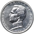 Монета 5 франков 1966 Монако