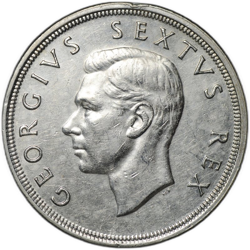 Монета 5 шиллингов 1948 ЮАР