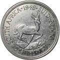 Монета 5 шиллингов 1948 ЮАР