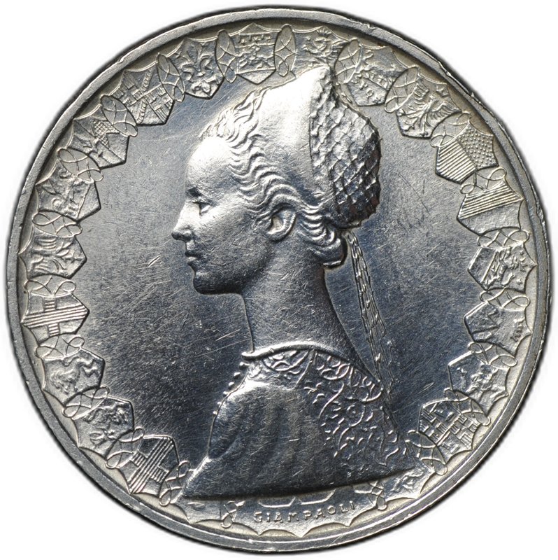 Монета 500 лир 1959 Италия