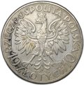 Монета 10 злотых 1932 Ядвига Польша