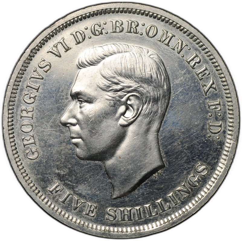 Монета 5 шиллингов 1951 Британский фестиваль Великобритания