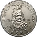 Монета 50 центов (1/2 доллара) 1989 D 200 лет Конгрессу США
