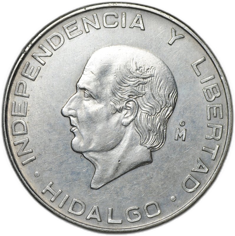 Монета 5 песо 1955 Серебро Мексика