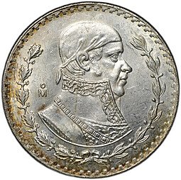 фото для Монета 1 песо 1957 Мексика Аверс