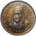 Монета 1 кордоба 1972 Никарагуа