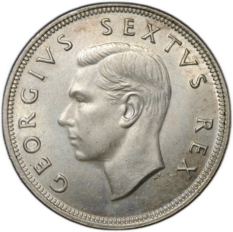 Монета 2 1/2 шиллинга 1951 ЮАР