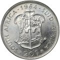 Монета 20 центов 1964 ЮАР