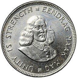 фото для Монета 20 центов 1964 ЮАР Аверс