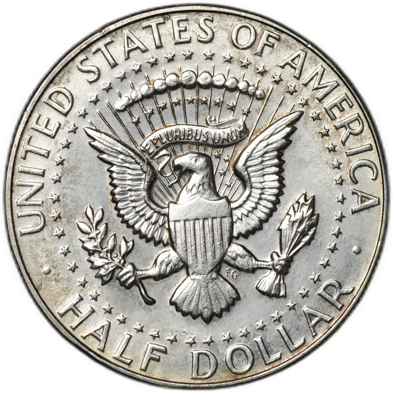 Монета 50 центов (1/2 доллара) 1967 США