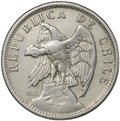 Монета 1 песо 1924 Чили