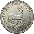 Монета 5 шиллингов 1958 ЮАР