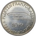 Монета 10 крон 1972 90 лет со дня рождения Густава VI Адольфа Швеция