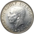 Монета 10 крон 1972 90 лет со дня рождения Густава VI Адольфа Швеция