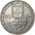 Монета 20 эскудо 1953 25 лет финансовой реформе Португалия