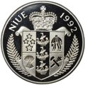 Монета 5 долларов 1992 Олимпиада Атланта 1996 Ниуэ