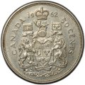 Монета 50 центов 1962 Канада