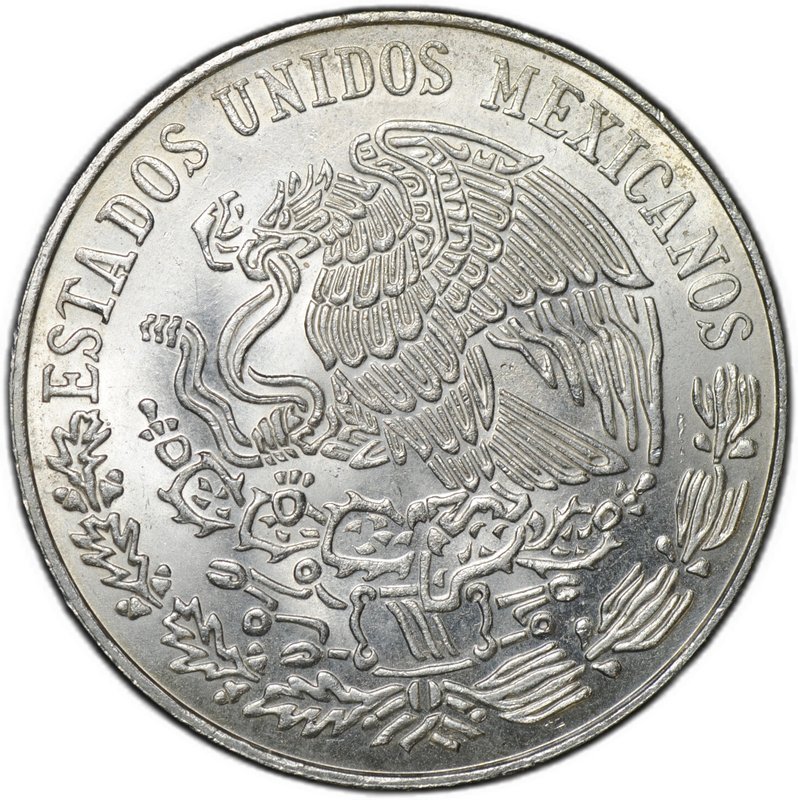 Монета 25 песо 1972 100 лет со дня смерти Бенито Хуареса Мексика