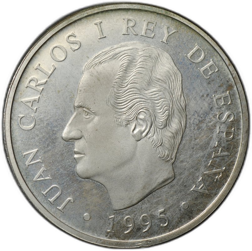 Монета 1000 песет 1995 XXVI летние Олимпийские Игры, Атланта 1996 Испания