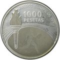 Монета 1000 песет 1995 XXVI летние Олимпийские Игры, Атланта 1996 Испания