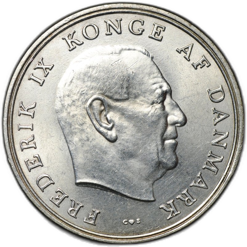 Монета 5 крон 1964 Свадьба Принцессы Анны Марии Дания