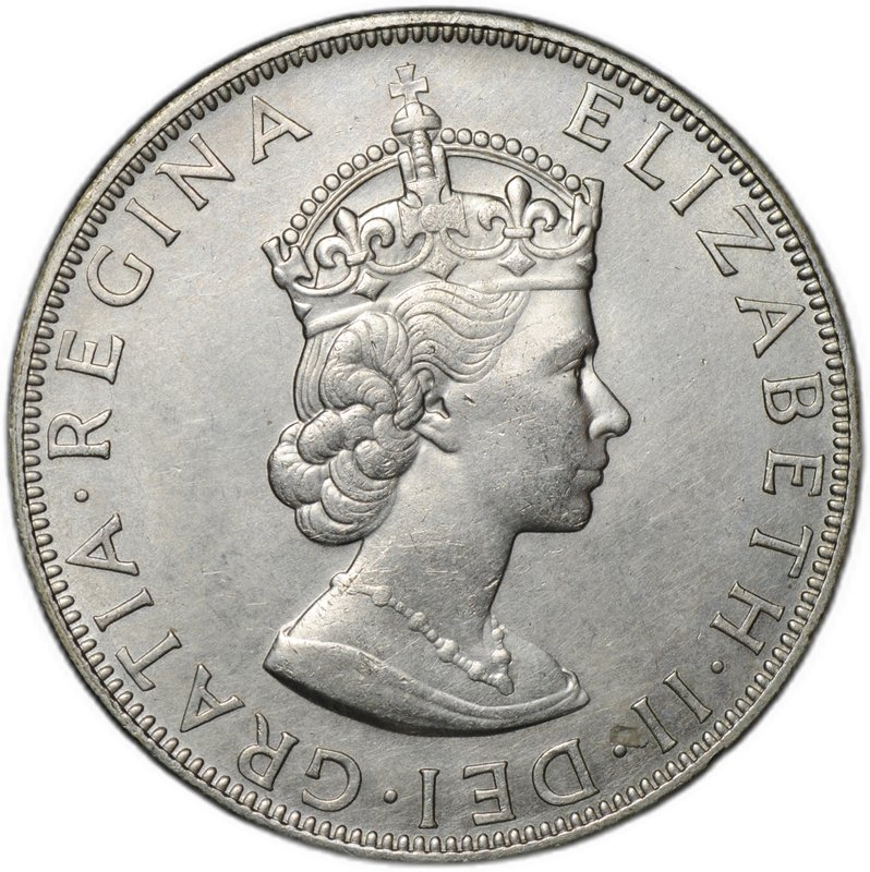 Монета 1 крона 1964 Бермуды