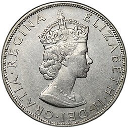 фото для Монета 1 крона 1964 Бермуды Аверс