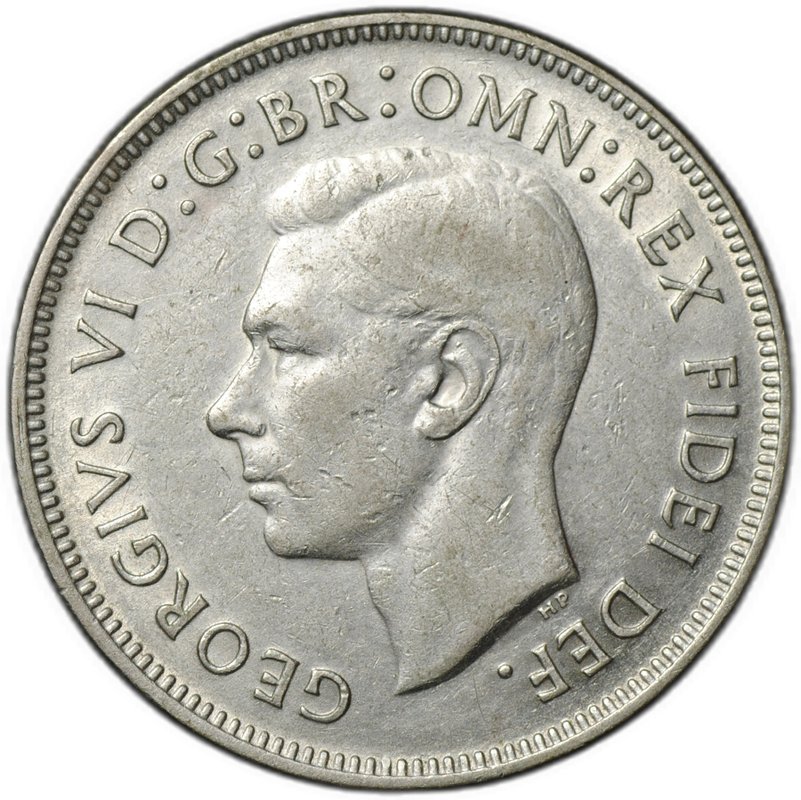 Монета 1 флорин 1951 50 лет Федерации Австралия