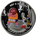 Монета 5 долларов 2013 Кот в сапогах Союзмультфильм Острова Кука
