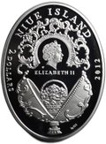Монета 2 доллара 2012 Яйца Фаберже Лавровое дерево Ниуэ