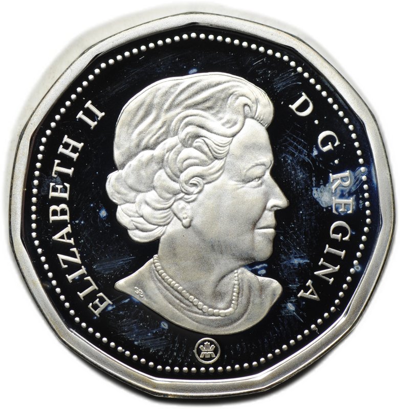 Монета 1 доллар 2008 Олимпиада Пекин Канада