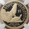 Монета 1 доллар 2013 S Договор с Делаварами Сакагавея Коренные Американцы США слаб NGC PF 69