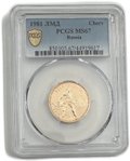 Монета Один червонец 1981 ЛМД Сеятель слаб PCGS MS 67