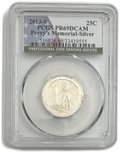 Монета 25 центов (1/4 доллара, квотер) 2013 S Мемориал победы Перри Огайо Парки серебро США слаб PCGS PR 69