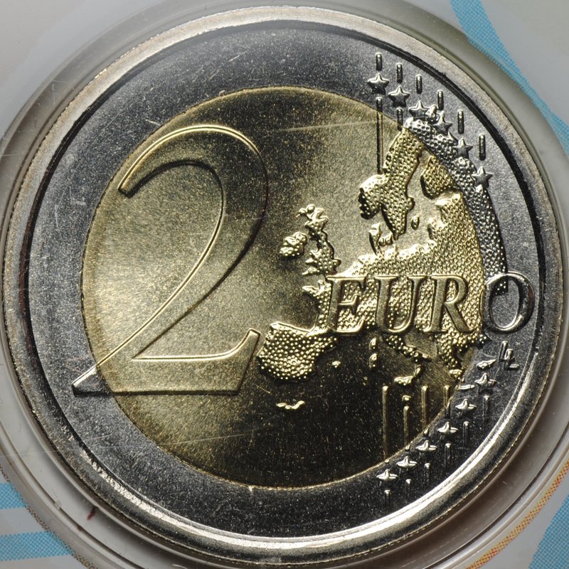 Монета 2 евро 2020 Рафаэль 500 лет со дня смерти Сан-Марино