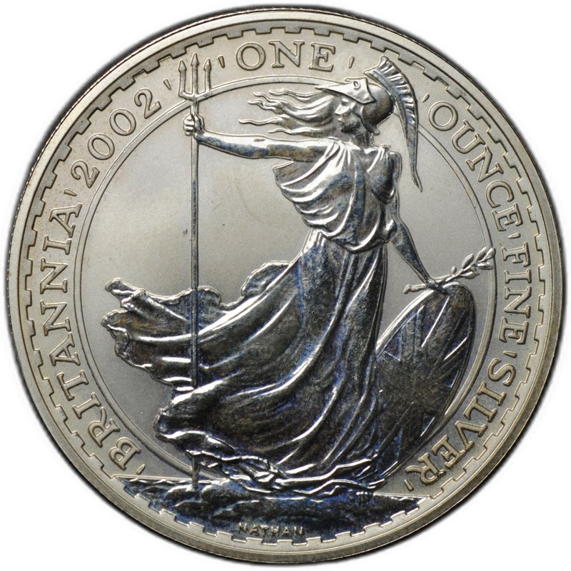 Монета 2 фунта 2002 Стоящая Британия Великобритания