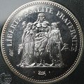 Монета 50 франков 1978 Геркулес Франция