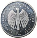 Монета 10 евро 2004 Чемпионат мира по футболу 2006 Германия