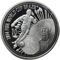 Монета 10 долларов 2012 Чемпионат мира по футболу Бразилия 2014 Острова Кука