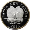 Монета 5 кина 2013 Чемпионат мира по футболу Бразилия 2014 Папуа Новая Гвинея