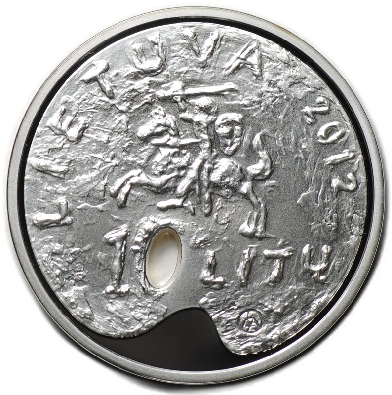 Монета 10 лит 2012 Литовская культура - Изобразительное искусство Литва