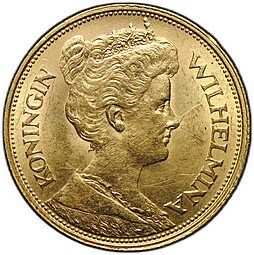 фото для Монета 5 гульденов 1912 Нидерланды Аверс